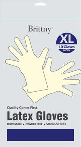 DREAM WORLD GLOVES LATEX 10PC X-LARGE IVORY
